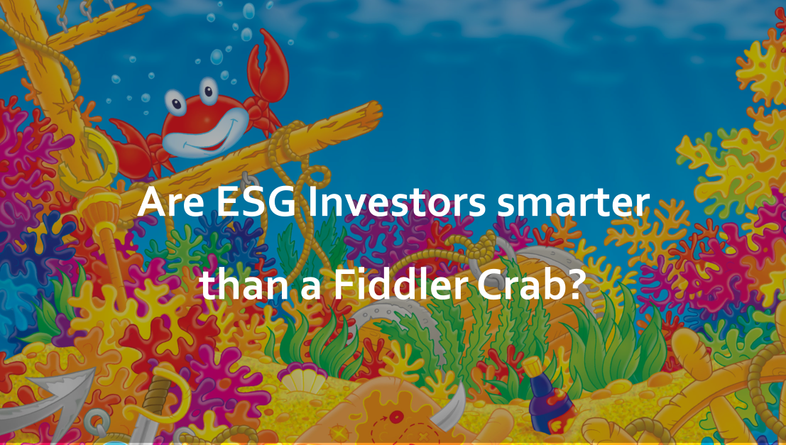 Are ESG Investors smarter than a Fiddler Crab?